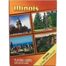 Illinois Souvenir Playing Cards