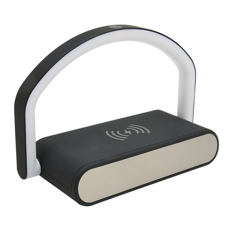 Wireless Charging Alarm Clock Two Levels Adjustment Night Light Multifunction