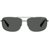 Polaroid Unisex Sunglasses, Dark Ruthenium