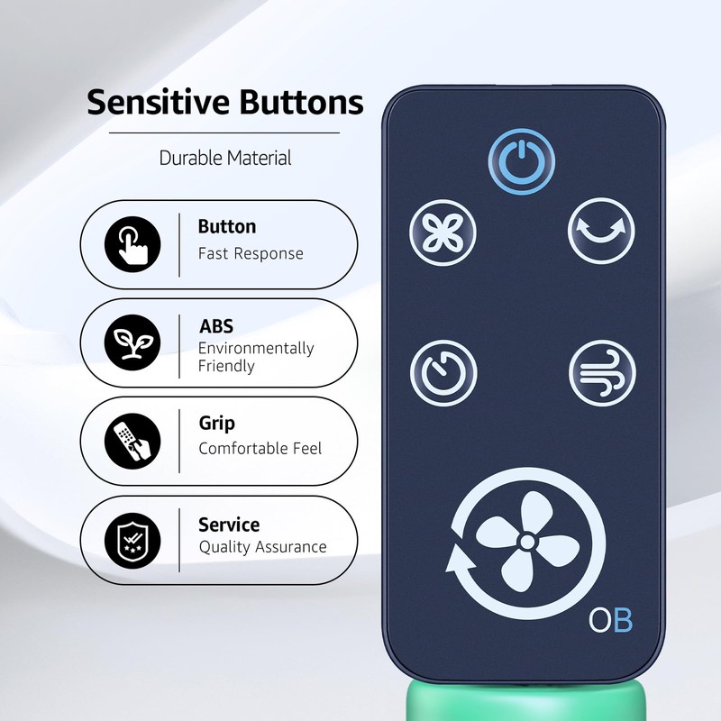 Replacement Fan Remote Control Compatible for Omni Breeze Tower Fan