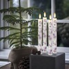 DRomance Flickering Flameless Taper Candles with Remote and Timer, 6