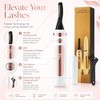 Heated Eyelash Curler for Women, USB Rechargeable Lash Curling Beauty