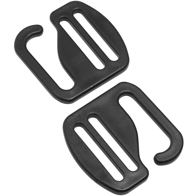 LUORNG G Hook 12PCS 26mm / 1inch Black G-Hook Wave