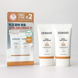 1+1 Zeroid sunscreen daily 50ml plan / 1+1 제로이드 선크림 데일리 50ml 기획