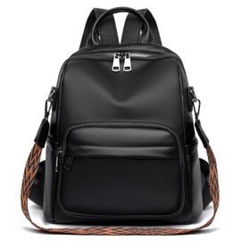 GAEKEAO Mini Backpack for Women Fahsion Vegan Leather Backpack Lightweight Ladies Shoulder Bag Small Travel Purses Daily