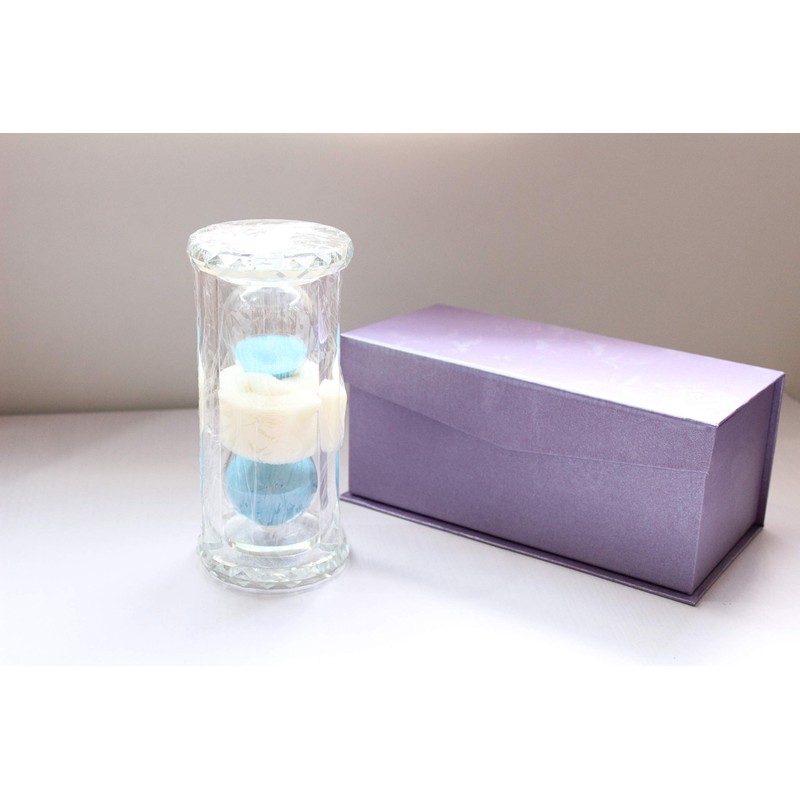 Lonovel 60 Minutes Hourglass Timer,Crystal Sand Timer Diamond Carving Surface,Good