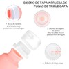 16 Piezas Botellas de Viaje de Silicona, Frascos para Viaje,