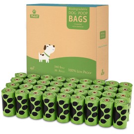 Dog Poop Bags Rolls 540 Count, Unscented Refill Rolls, 9" X 13" Doggie Poop Bags, Dog Waste Bags BY PobbY