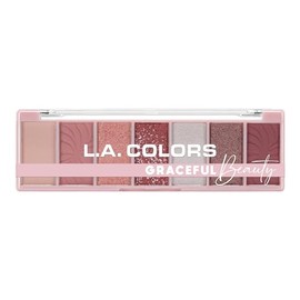 L.A. COLORS Alluring Beauty 7 Color Eyeshadow Palette, Graceful CES499