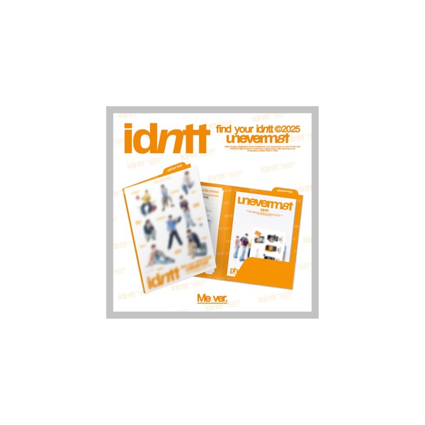 idntt unevermet 1st Mini Album Standard Me Version CD+PhotoBook+Poster on