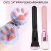 2pcs Makeup Brush Soft Hair Foundation Contour Powder Cat Claw