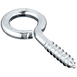 Merriway BH00106 (12 Pcs) Zinc Plated Screw-In Eye Steel, 55 mm (2.1/8 inch) - Pack of 12 Pieces