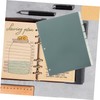 jojofuny A4 Tabbed Binder Dividers 3 Hole Plastic Organizer Sheets
