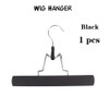 Wig Hanger for Hair Extensions & Wigs – Wooden Storage