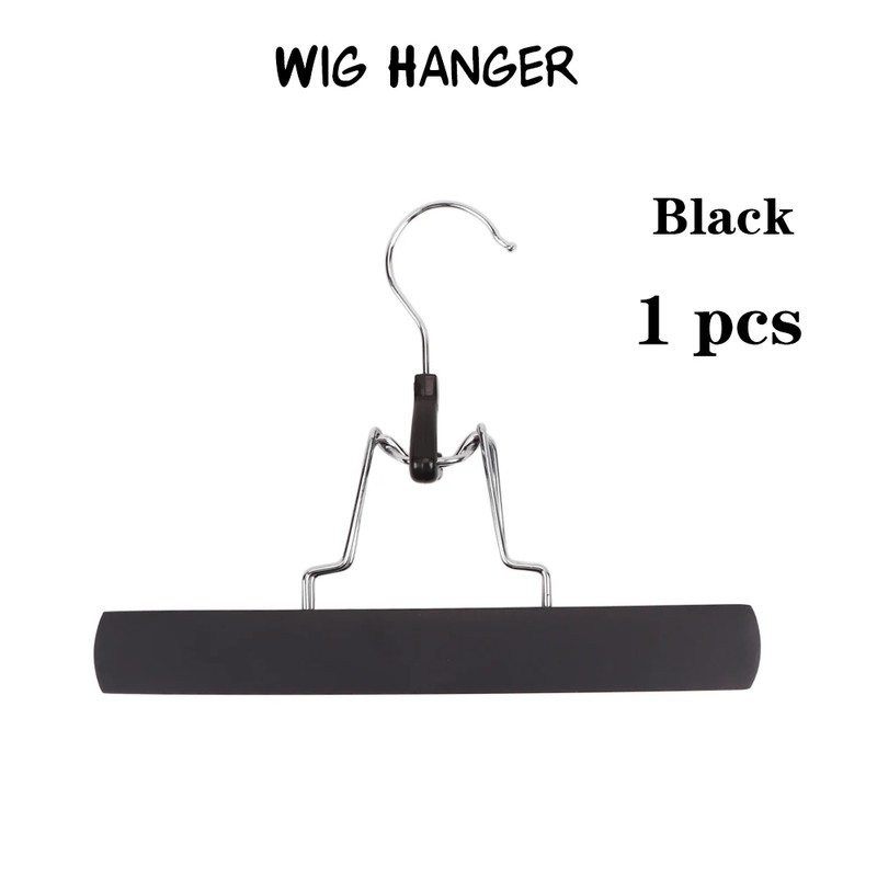 Wig Hanger for Hair Extensions & Wigs – Wooden Storage
