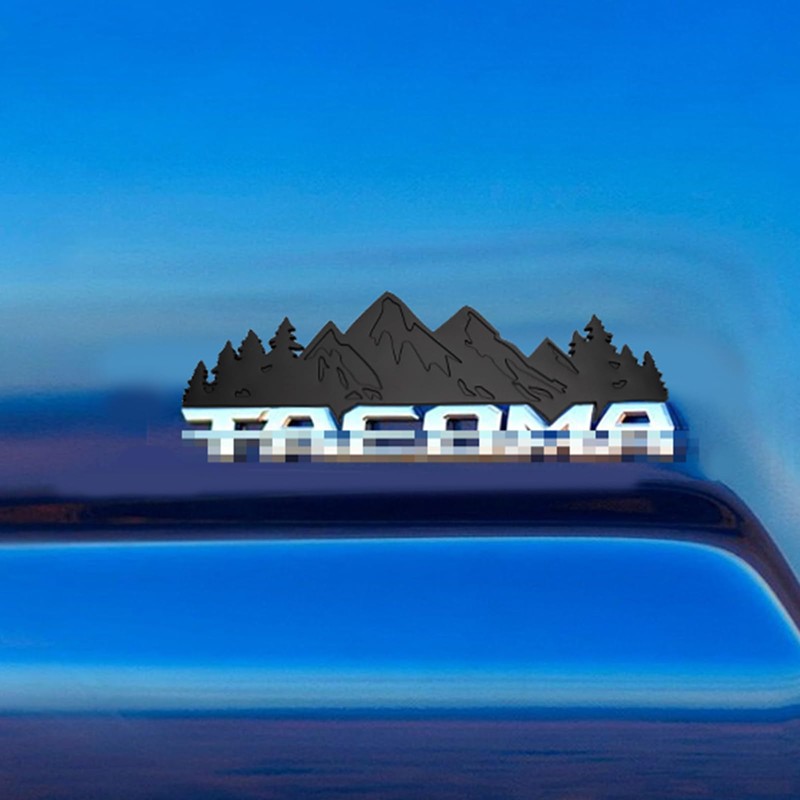 Mountain Car Emblem Fit for Toyota Tacoma 2016-2024,Mountain View Forest
