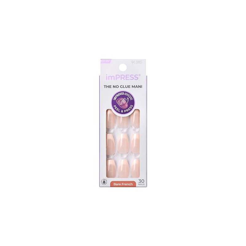 imPRESS Bare French Press-On Nails - Genuine