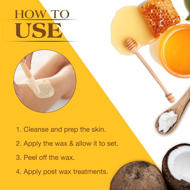 GiGi Coconut Honee Flex Wax Hair Removal Wax, 13 oz