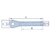 Stainless Steel Swage Eye Terminal 6MM (Wire Rope Cable Rigging)