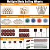 140 PCS Polishing Kit Compatible with Dremel Tools, Buffing Wheels