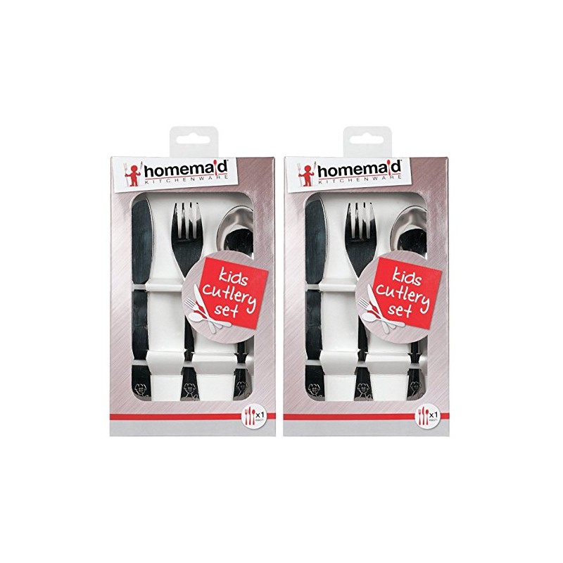 2x Kids Cutlery Set (Packaging May Vary)