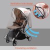 Universal Rain Cover for Pushchair Stroller, Clear Rain Cover for