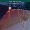 Comboss Solar Motion Sensor Alarm - Motion Sensor Dog Barking