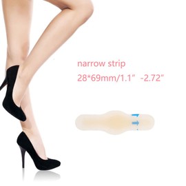 15PCS Gel Blister Pads,28 * 69mm Blister Plasters for Heel Protector, Blisters, Corn Pedicure Patch and Guard Skin, Heel Blister Prevention