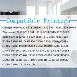 ColorPrint Compatible hp 564 Ink Cartridge Color Replacement for HP 564XL for 4620 4622 3520 3522 7510 7520 7525 6520 5520 6510 5510 7515 B8550 C6380 (6-Pack, 564XL Cyan,564XL Magenta,564XL Yellow)