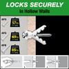 TOGGLER Alligator AF6 Flanged Anchor with Screws, Polypropylene, Made in