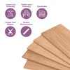 Cherry Wood Sheets 4x8" inch, 1/8" Thick Lumber Board, for