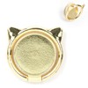 [2 Pack] Cat Ears Glossy FinishCell Phone Ring Holder Stand,