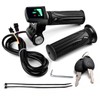 Royitay Ebike Full Twist Throttle Replacement for Ridstar Q20/Q20Lite/Q20Pro/H20/H26Pro/H20,48V, LCD