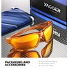 Xagger Polarized Wrap Around Sport Sunglasses for Men Women TR90