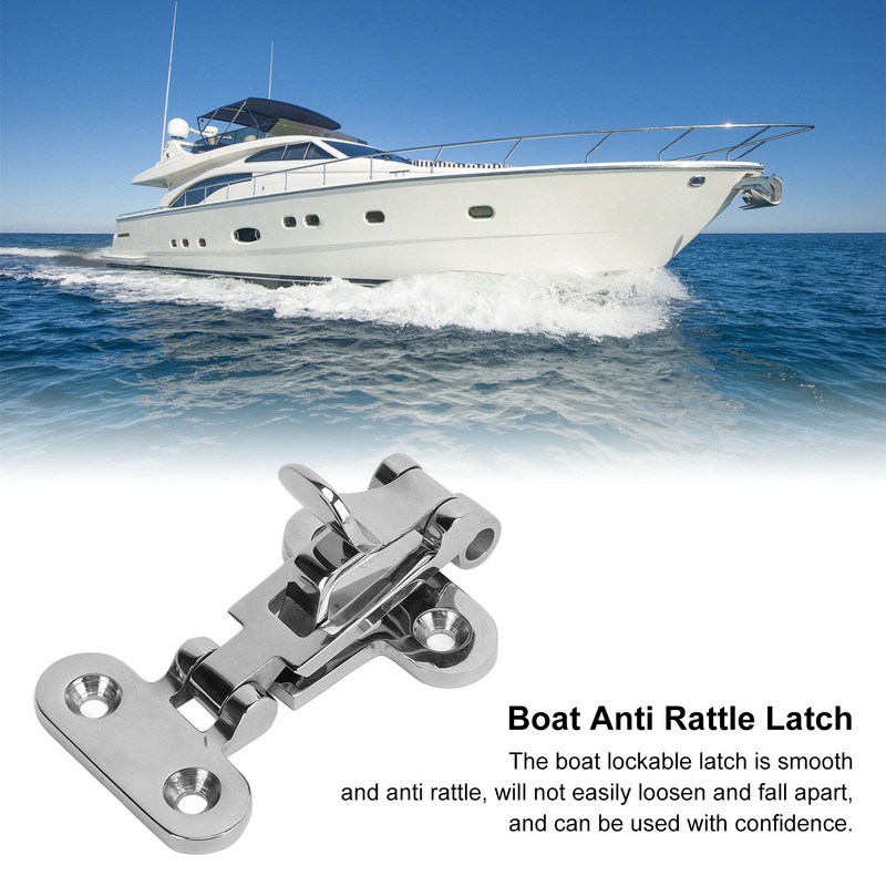 Boat Anti Rattle Latch Stainless Steel Lockable Hold Down Clamp