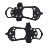 2pcs/set 10 Tooth Crampons Shoe Cover Rustproof Durable Mountaineering Ice