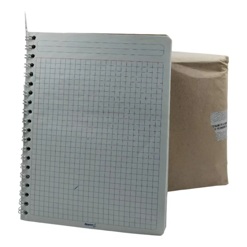 Rayter 25pz Cuaderno Prof. Cuadro Grande Doble Arillo 100pz Rayter