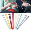 20Pcs Knitting Needles Multicolour Portable 26cm Sweater Needle Plastic Weaving