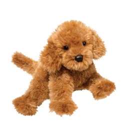 Douglas Addie the Caramel Labradoodle Plush Toy 16 Inch Soft Cuddly Puppy Figurine