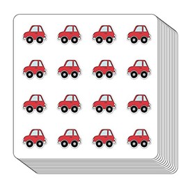Car Planner Stickers, 0.5 Inch Scrapbooking Arts Calendar Kids Crafting 208-Pack
