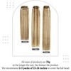 Aison Jet Black Clip in Hair Extensions Real Human Hair