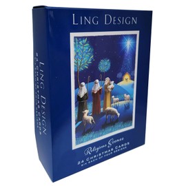 Box of 24 Christmas Religious Scenes Assorted Christmas Cards Xmas Card Boxes
