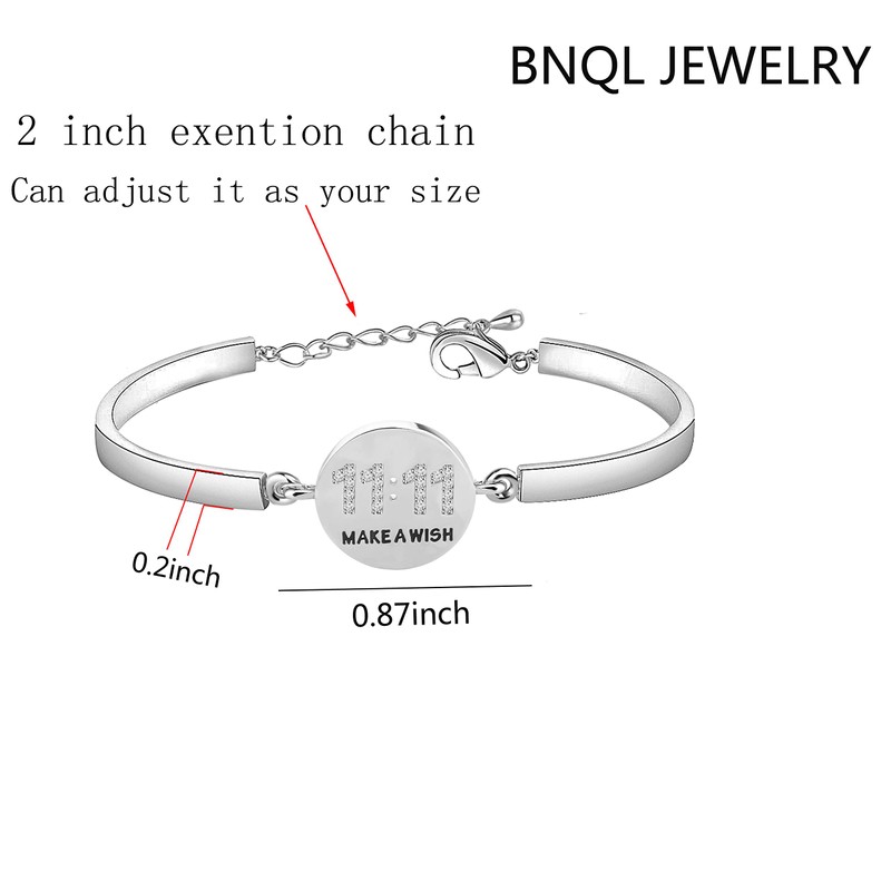 BNQL 11:11 Make a Wish Bracelet Spiritual Jewelry Wishing Bracelet