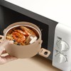 Stainless Steel Lunch Container Round Shape Lightweight Insulation Compact Lunch