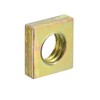 uxcell M6-1x3.2 Square Nuts, Carbon Steel Zinc Plated Coarse Thread