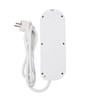 feletec Power Strip Individually Switchable 3-Way 1.5 m with 2