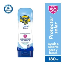 Protector Solar Banana Boat Dry Balance 50+FPS Locion 180 ml
