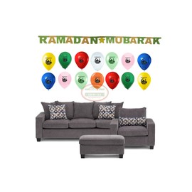 Ramadan Wall Decoration [ 21 PACK] Ramadan Mubarak Balloons Ramadan favors Islamic wall decoration Eid Party supply Iftar decoration Eid Wall decor-Islamic Gifts 123 Muslim Gifts (RAMADAN set)