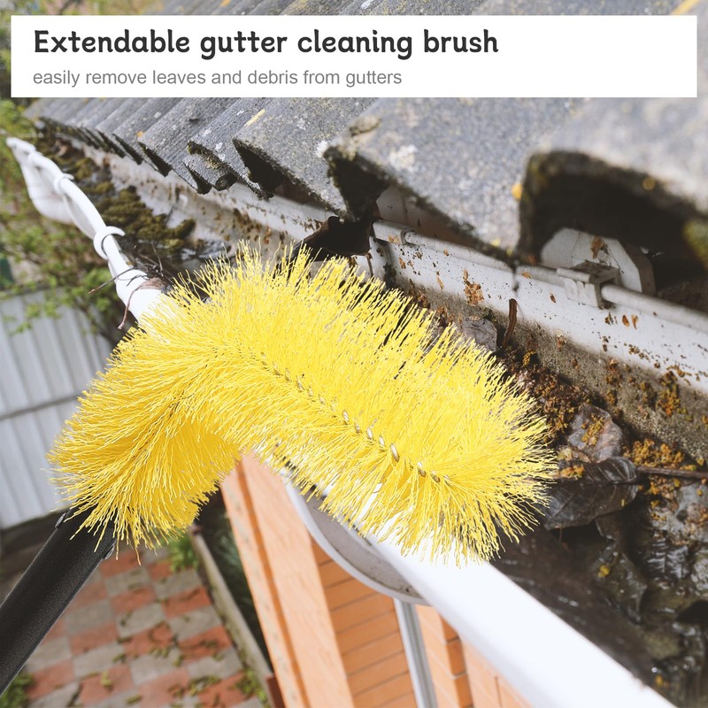 Gutter Cleaning Tools from The Ground, 10 FT Gutter Cleaning