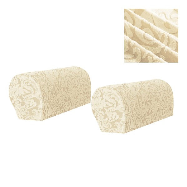 2 PCS Arm Rest Covers Sofa, Chair Arm Protectors Stretch,